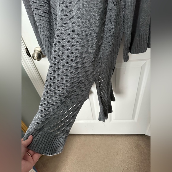 Long gray cardigan - Picture 2 of 5